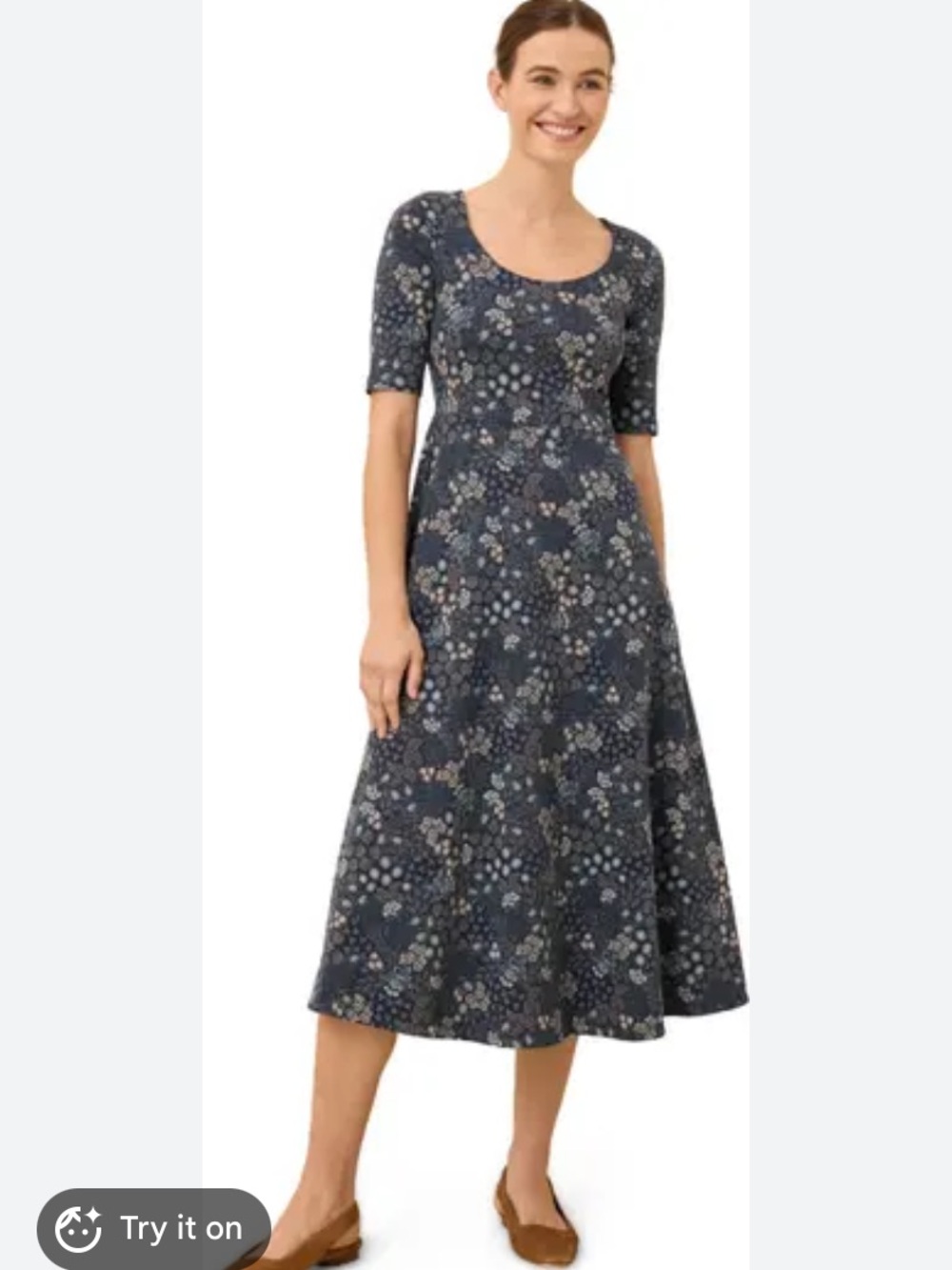 Pact Fit & Flare Signature Scoop Dress - Picture 8 of 8